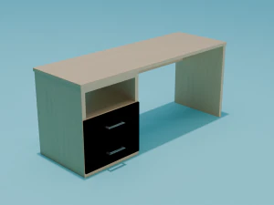 St&oacute;ł komputerowy Model 3D