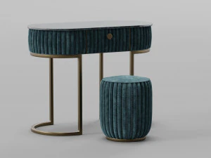 Velvet Dressing Table 3D Model