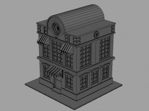 Cartoon Dutch Buildings 01 Modèle 3D