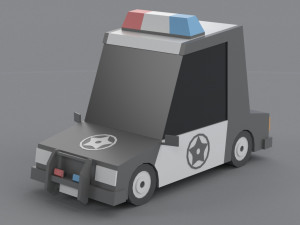 Low poly Cars 01 3D Model