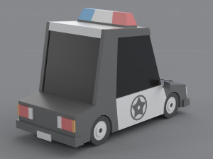 Low poly Cars 01 3D Model