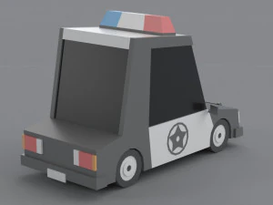 Low poly Cars 01 3D Model