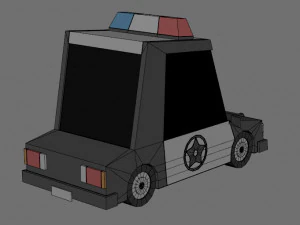 Low poly Cars 01 3D Model