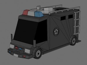 Low poly Cars 01 3D Model