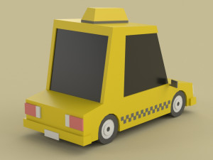 Low poly Cars 01 3D Model