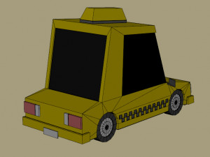 Low poly Cars 01 3D Model