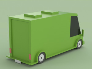 Low poly Cars 01 3D Model