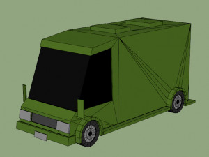 Low poly Cars 01 3D Model