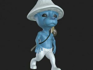 Smurf cat Modelo 3D