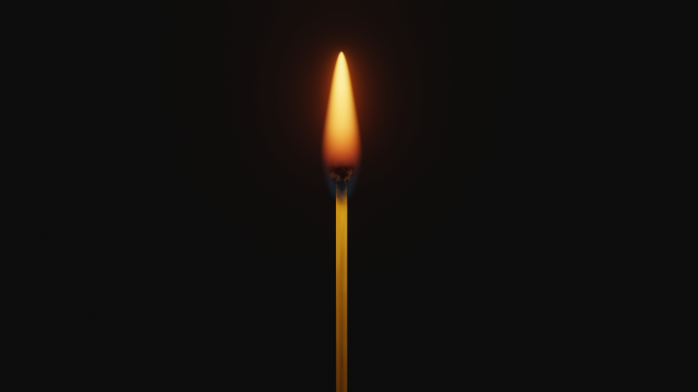 Match fire Low-poly 3D मॉडल .c4d .max .obj .3ds .fbx .stl .blend 