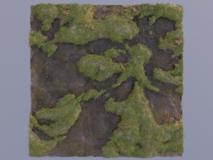 Plots of land with water 3D Модель