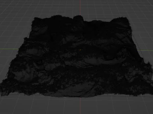 Plots of land with water 3D Model