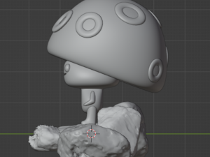 Glowing forest mushroom 3D Print Model
