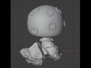 Glowing forest mushroom 3D Print Model