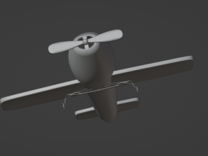 Toy Plane 3Dプリントモデル