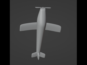 Toy Plane 3Dプリントモデル