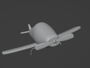 Toy Plane 3Dプリントモデル