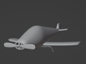 Toy Plane 3Dプリントモデル