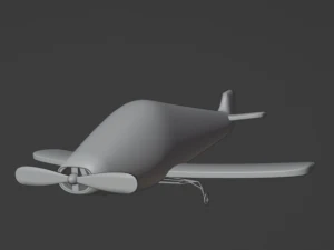 Toy Plane 3D Print Model