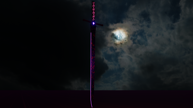 Sword 3D Принт Модель .c4d .max .obj .3ds .fbx .stl .blend 