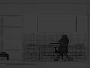 Spacious modern room 3D Print Model