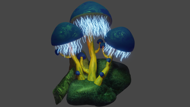 Exotic mushrooms Modèle 3D .c4d .max .obj .3ds .fbx .stl .blend 