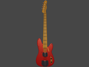 Rock and roll guitar 3D Модель