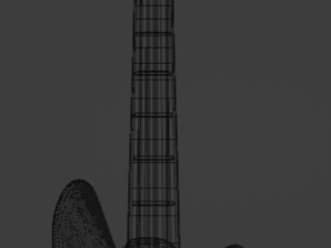 Rock and roll guitar 3D Модель