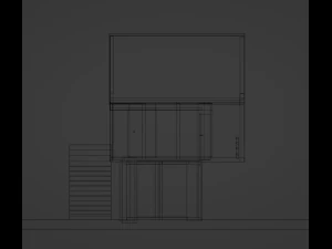 Two-storey house 3D Model