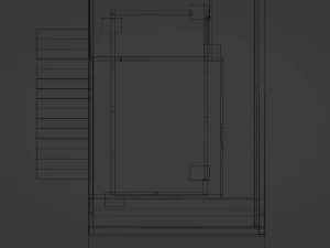 Two-storey house 3D Model