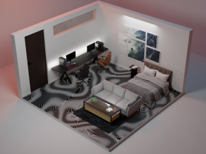 Interior House 3D Модель