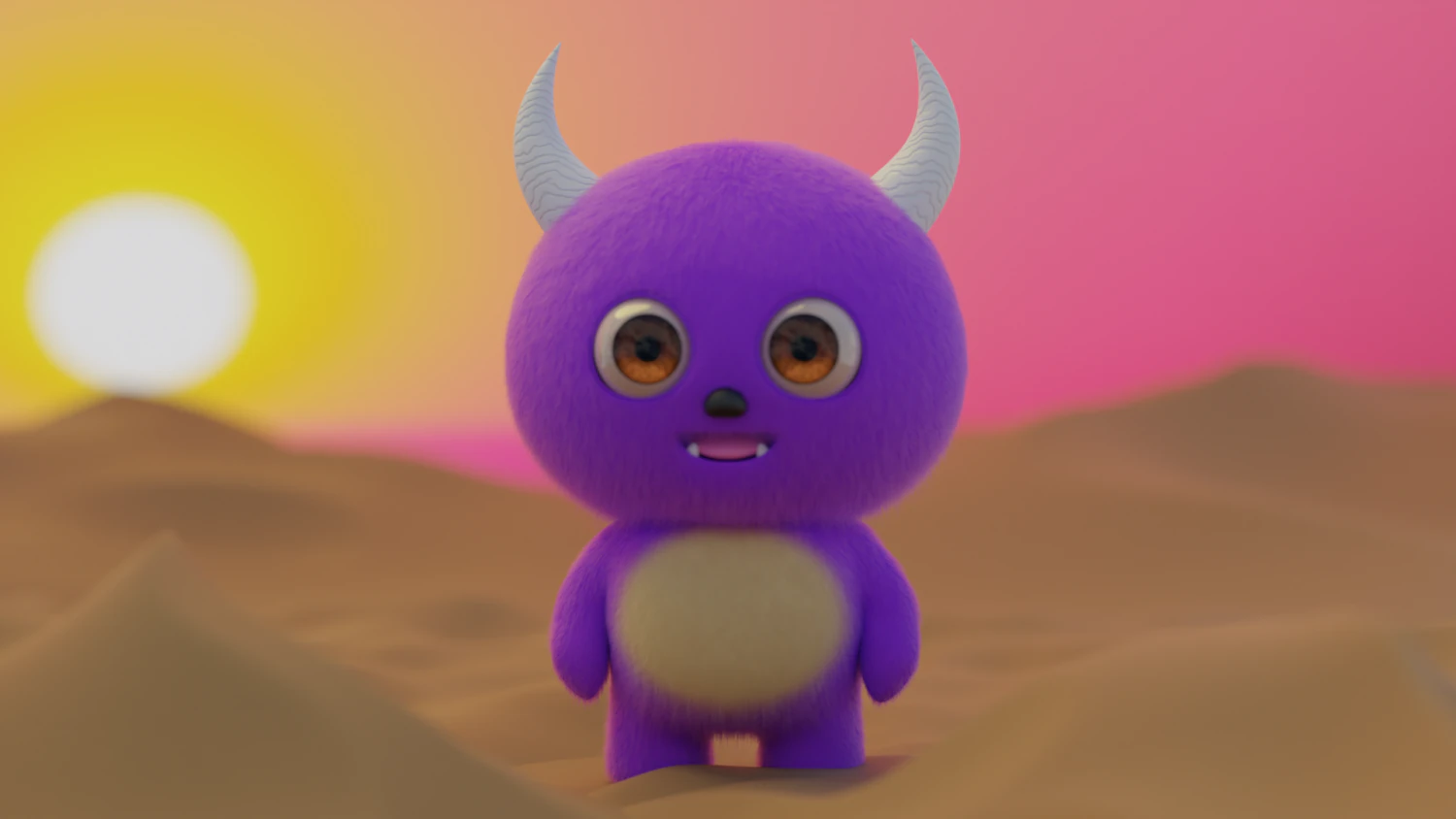 Monster 3D Model .c4d .max .obj .3ds .fbx .stl .blend