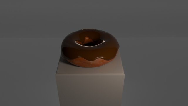 Donut Modelo 3D .c4d .max .obj .3ds .fbx .stl .blend 