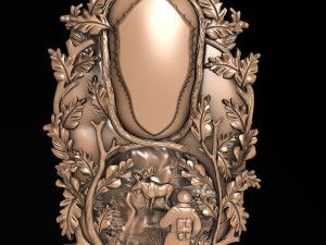 Trophy locket Modèle 3D
