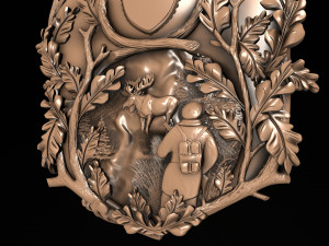 Trophy locket 3D Model