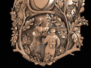 Trophy locket 3D Model
