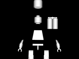 Spaceman - Lego Minifigure 3D Print Model