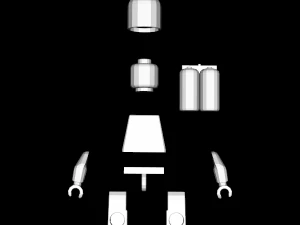 Ruimtevaarder - Lego-minifiguur 3D printmodel