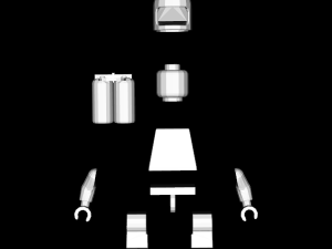 Spaceman - Lego Minifigure 3D Print Model