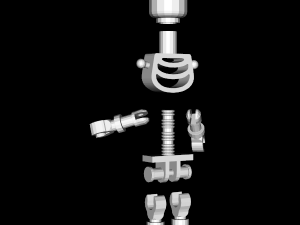 Skeleton - Lego Minifigure Modelo de impresión 3D