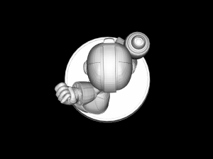 Mega Man - Amiibo 3D प्रिंट मॉडल