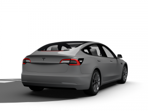 TESLA MODEL 3 3D Модель