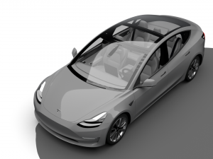 TESLA MODEL 3 3D Модель