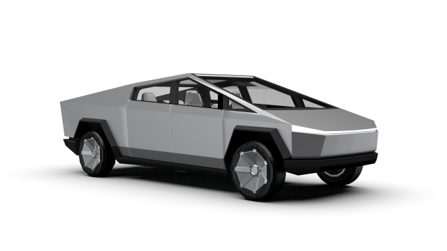 TESLA CYBER TRUCK 3D 모델 .c4d .max .obj .3ds .fbx .stl .blend 