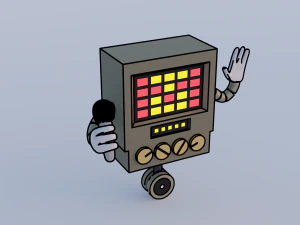 언더테일 메타톤 3D 모델