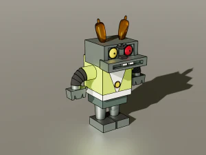 Roboterhase 3D Modell
