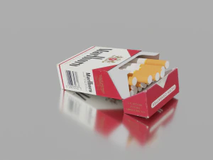 Bir paket sigara 3D Model