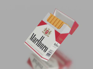 Pack of cigarettes 3D Model