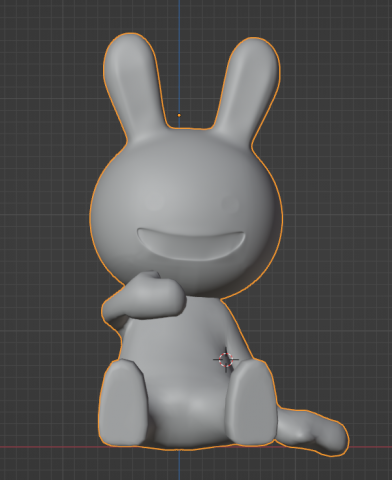 Rabbit 3D Model .c4d .max .obj .3ds .fbx .stl .blend 