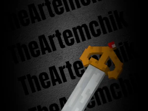 Golden SwordShort version 3D Model